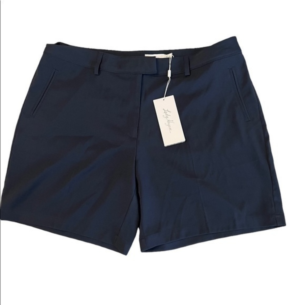 NWT Lady Hagen dark navy blue core shorts HydroDri technology wicking shorts 7”